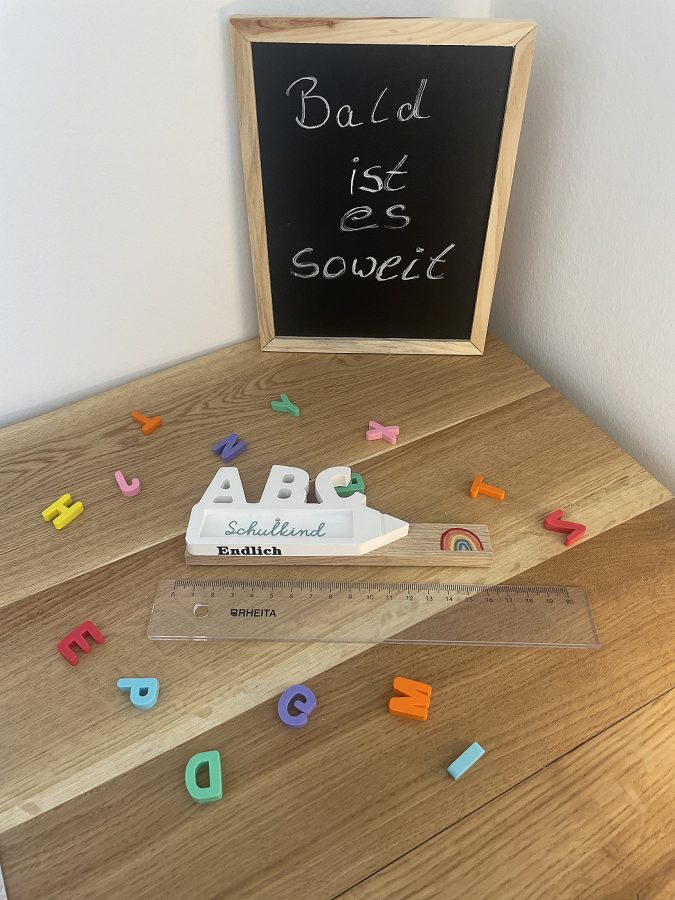 ABC Stift auf Holz