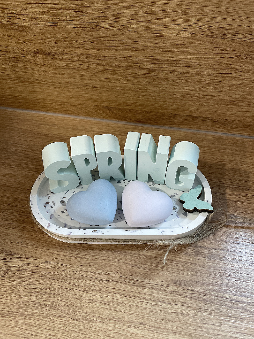 Spring mit 2 Herzen